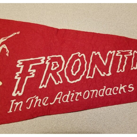 Vintage Frontier Town in the Adirondack's felt pennant - Picture 6 of 11